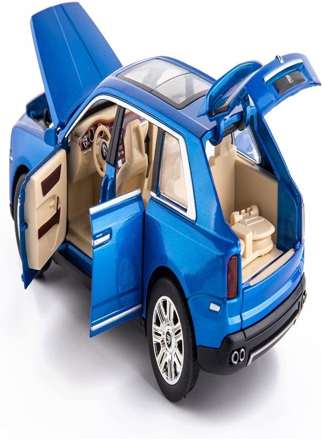 LONGMIRE Metal Pull Back Diecast Car Pull Back Car Model with Sound Light Boys Gifts Toys for Kids Pack of 1, Multicolor (1:24 Rolls-Royce CULLINAN) - Image 5